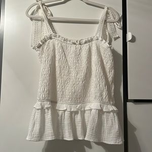 NWT ANTHROPOLOGIE WHITE BLOUSE